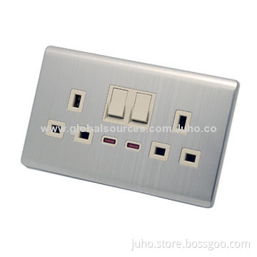 13A socket & multiple socket/wall sockets & electric switch and socket, wire drawing